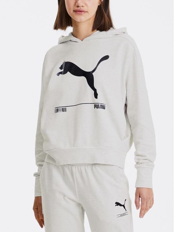 Mikina Puma Nu-Tility Hoody Bílá