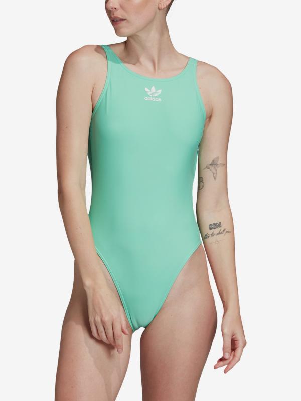 Plavky adidas Originals Trf Swim Zelená