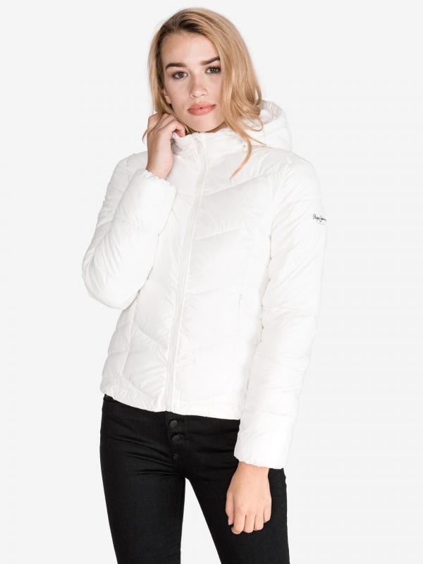 Imani Bunda Pepe Jeans Bílá
