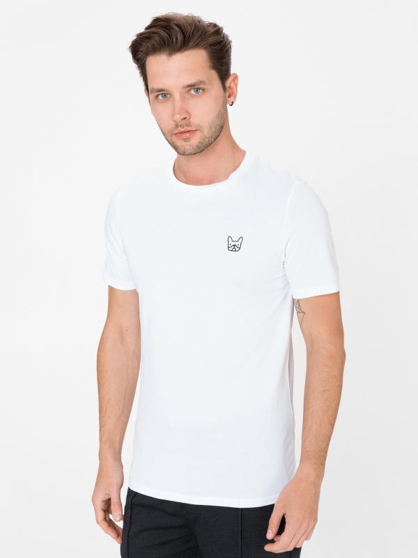 Denim Triko Jack & Jones Bílá
