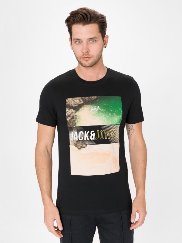 Friday-Disc Triko Jack & Jones Černá