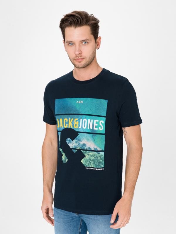Friday-Disc Triko Jack & Jones Modrá