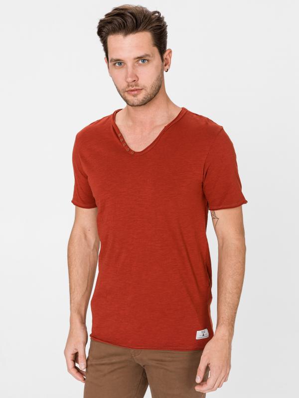 Jean Bla. Triko Jack & Jones Červená