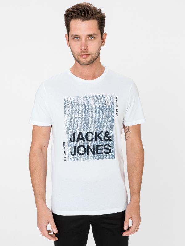 Star Triko Jack & Jones Bílá