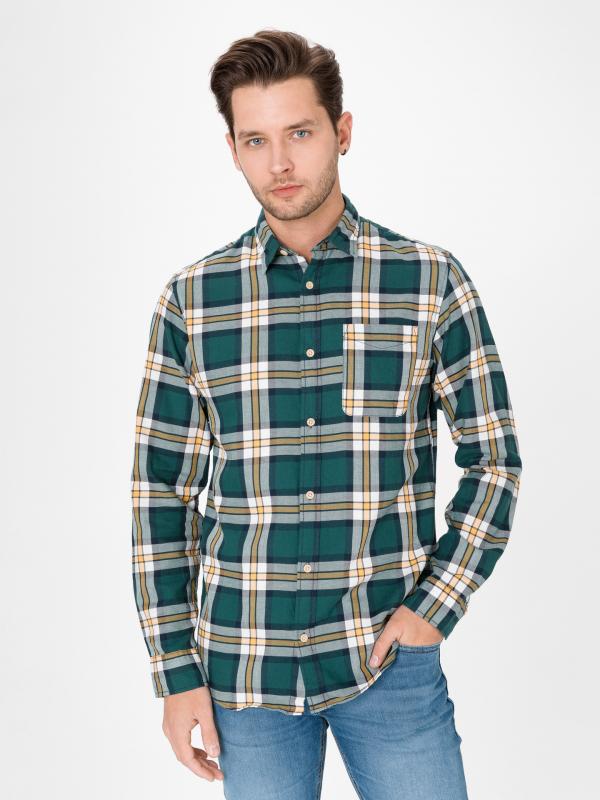 Jeff Košile Jack & Jones Zelená