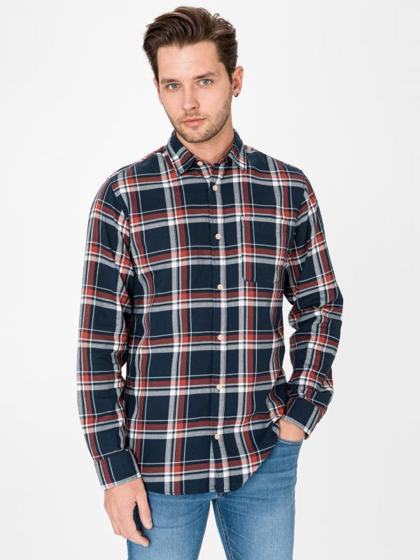 Jeff Košile Jack & Jones Modrá