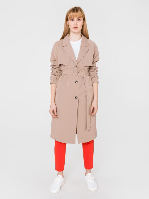 Donnaexport Kabát Vero Moda Hnědá