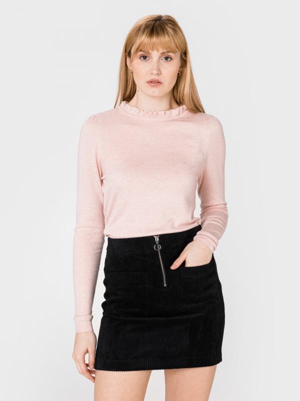 Silky Svetr Vero Moda Růžová