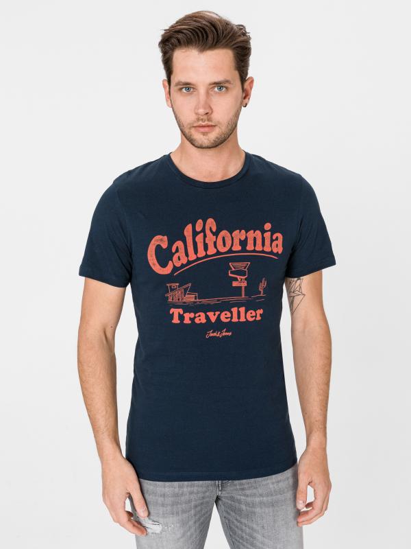 Dover Triko Jack & Jones Modrá