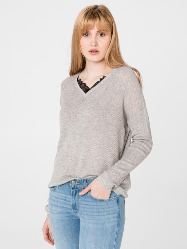 Nora Svetr Vero Moda Šedá