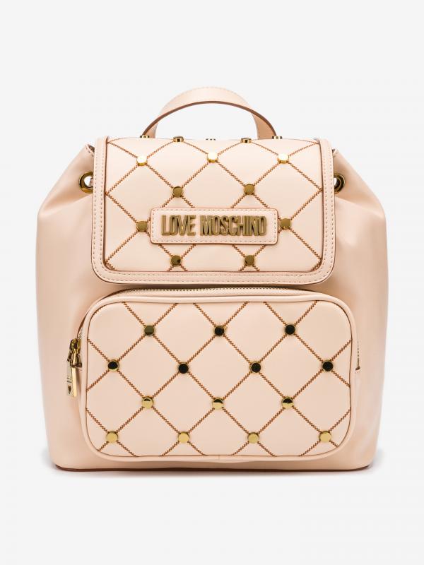 Batoh Love Moschino Béžová