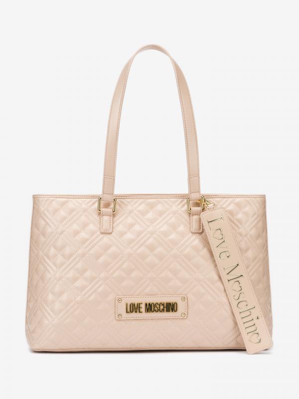 Kabelka Love Moschino Béžová
