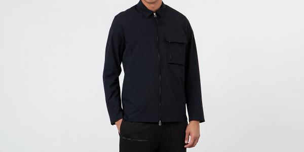 Norse Projects Jens Zip Dry Nylon Jacket Dark Navy