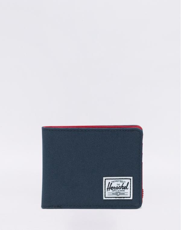 Herschel Supply Roy + Coin RFID Navy/ Red