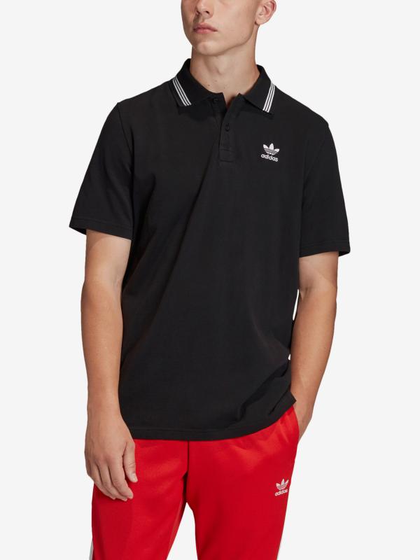 Tričko adidas Originals Pique Polo Černá