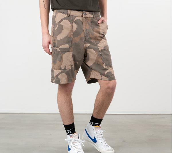 Wood Wood Harvey Shorts Brush Camo Aop