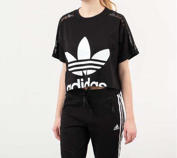 adidas Cropped Tee Black