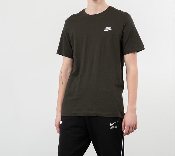 Nike Sportswear Club Tee Sequoia/ White