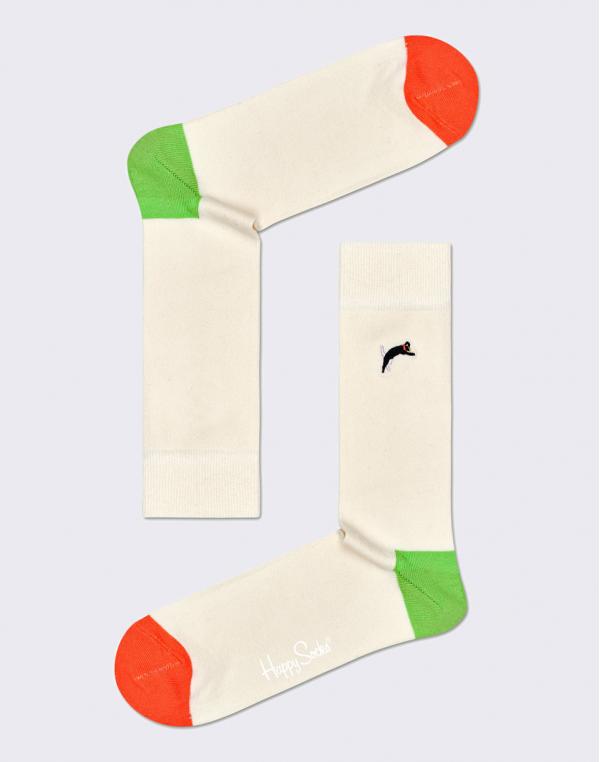 Happy Socks Embroidery Cat BECA01-1300 36-40