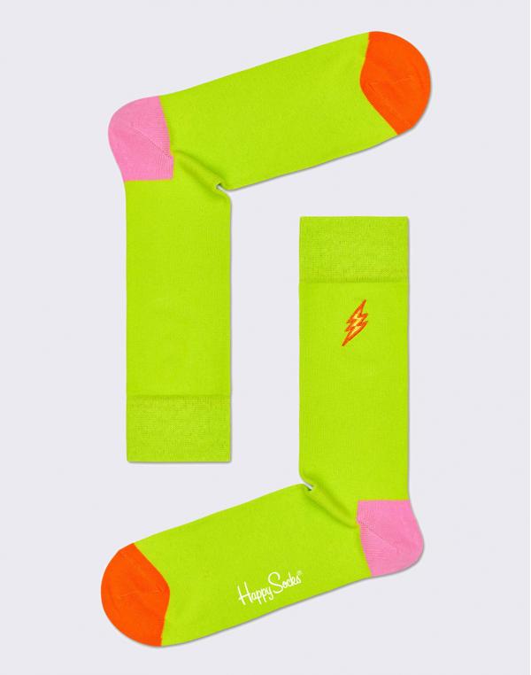 Happy Socks Embroidery Flash BEFL01-7000 36-40