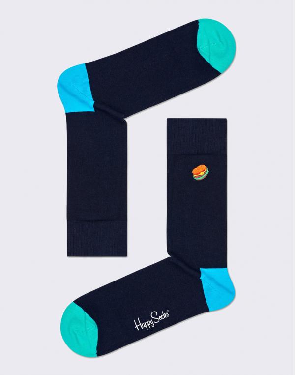 Happy Socks Embroidery Hamburger BEHA01-6500 36-40