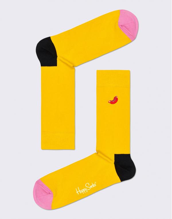 Happy Socks Embroidery Hot Dog BEHD01-2200 36-40