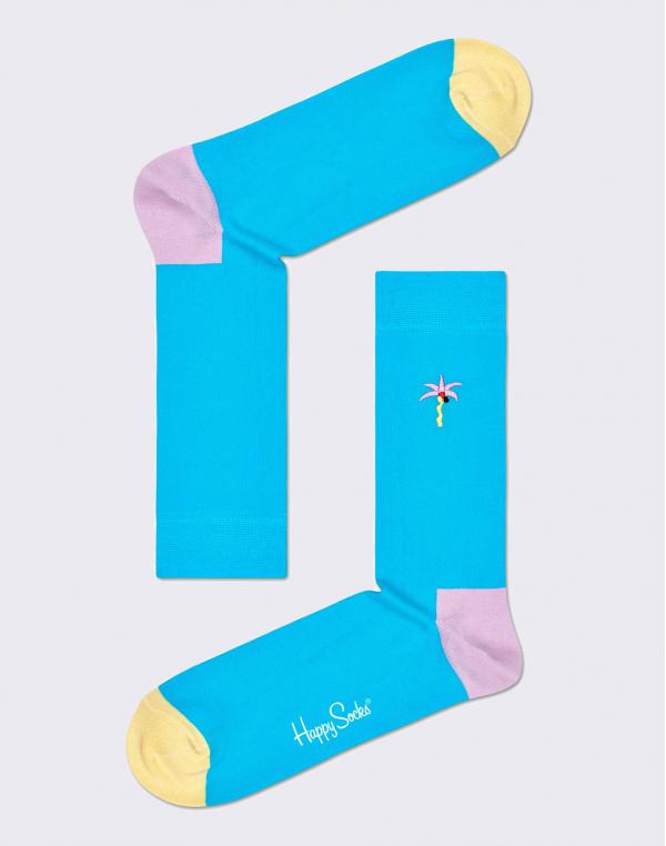 Happy Socks Embroidery Palm BEDP01-6700 36-40