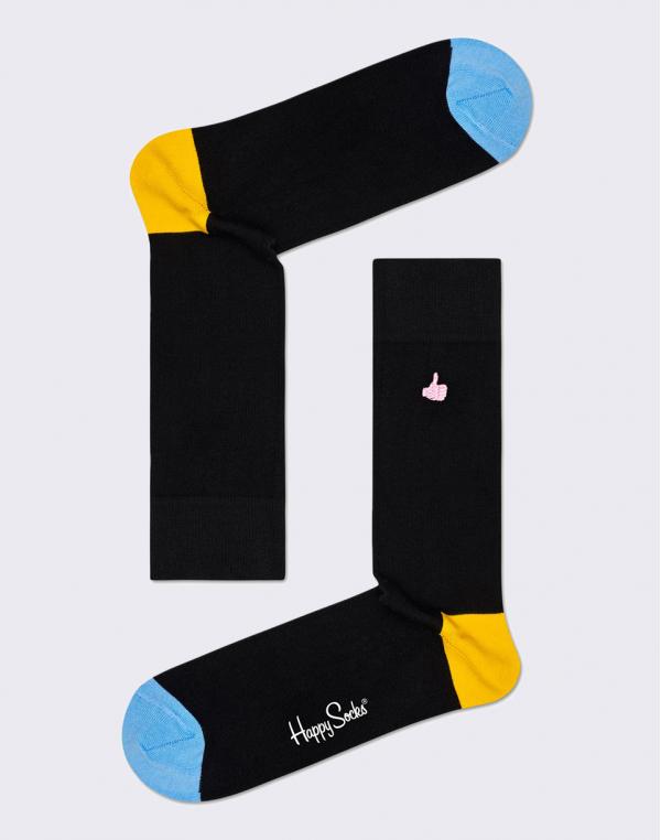 Happy Socks Embroidery Thumbs Up BETU01-9300 36-40