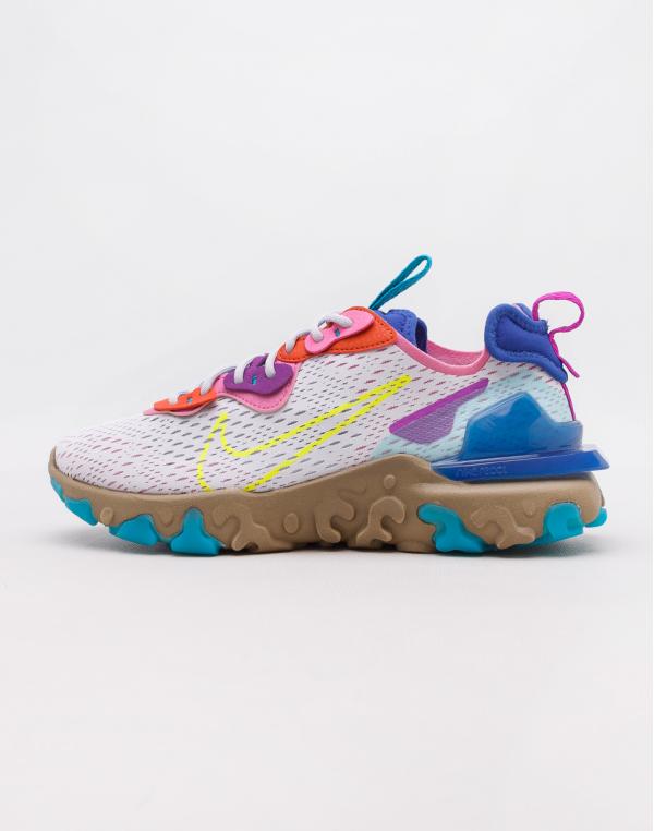 Nike React Vision Photon Dust/ Lemon Venom - Hyper Blue 39