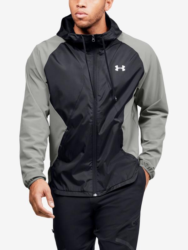 Bunda Under Armour Stretch-Woven Hooded Jacket Barevná