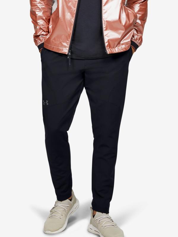 Tepláky Under Armour Unstoppable Tapered Pants Černá