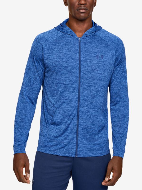 Mikina Under Armour Tech 2.0 Fz Hoodie Modrá