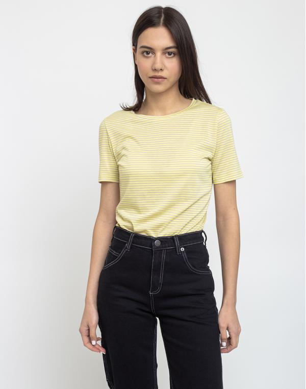 Armedangels Lidaa Ring Stripes Lime/Kitt XS