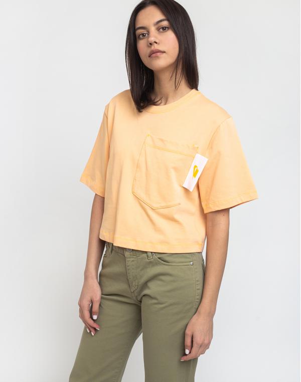 Nike Sportswear Top Ss Crop Orange Chalk/White/Laser L