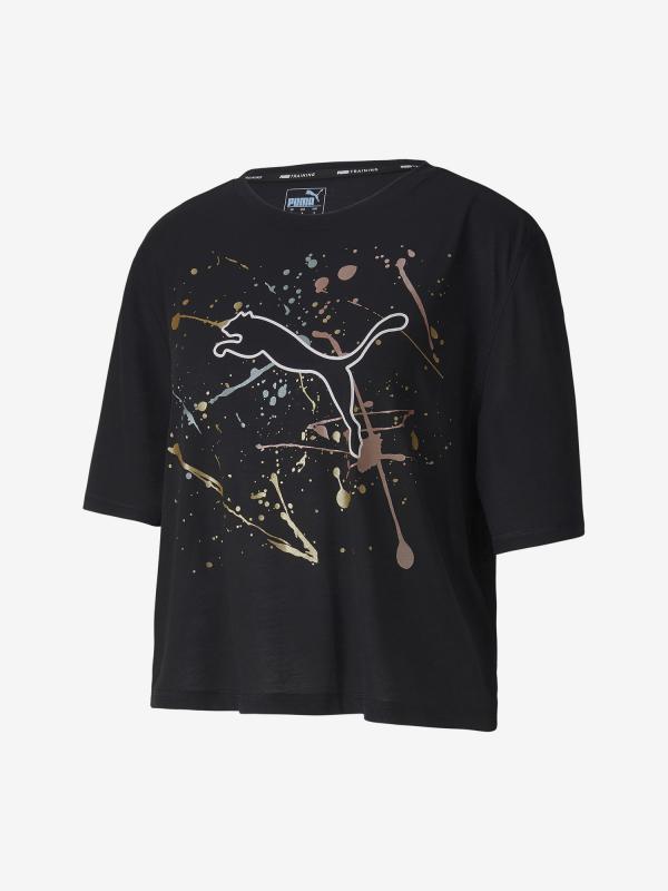 Tričko Puma Metal Splash Graphic Tee Černá