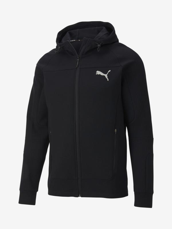 Mikina Puma Evostripe Hooded Jacket Černá