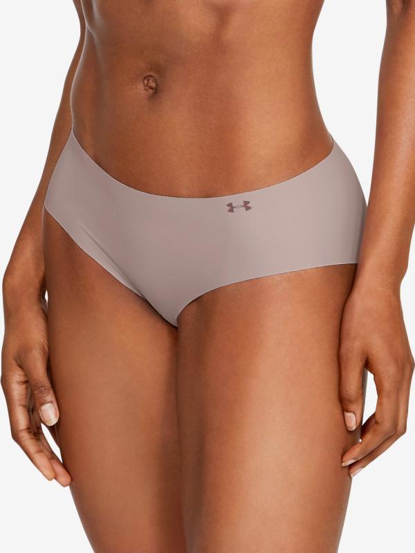 Kalhotky Under Armour Ps Hipster 3Pack Print Šedá