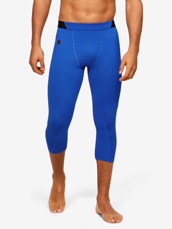 Kompresní legíny Under Armour Hg Rush 3 4 Leggings Modrá