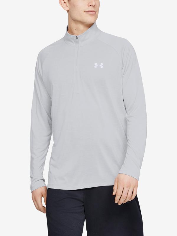 Tričko Under Armour Tech 2.0 1 2 Zip Šedá