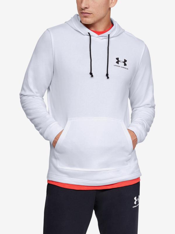 Mikina Under Armour Sportstyle Terry Hoodie Bílá