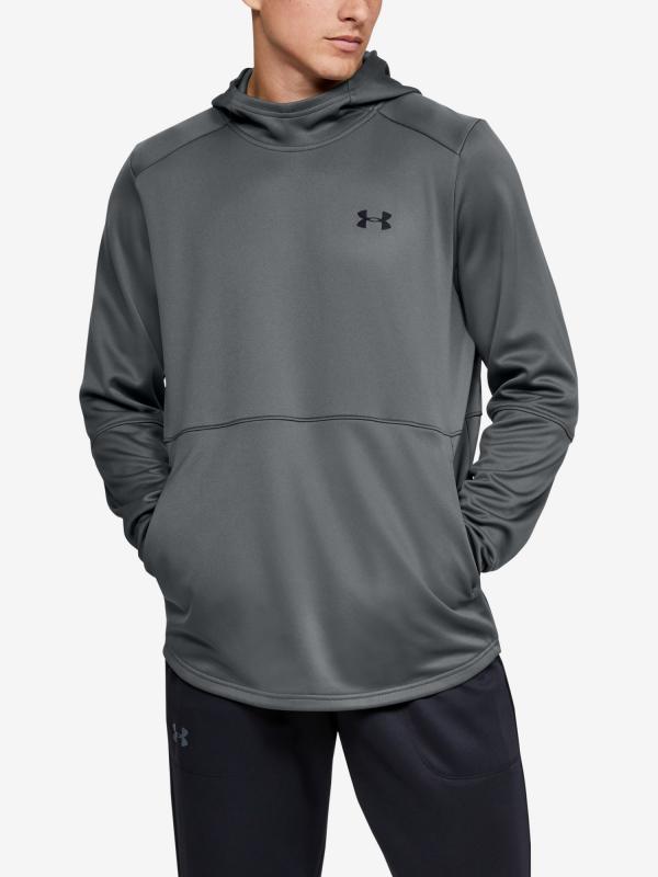 Mikina Under Armour Mk1 Warmup Po Hood Šedá
