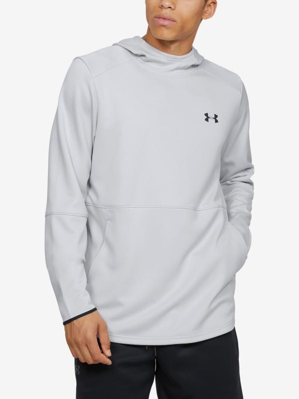 Mikina Under Armour Mk1 Warmup Po Hood Šedá