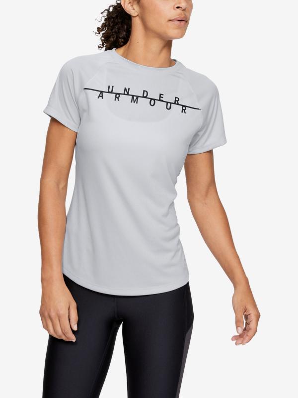 Tričko Under Armour W Speed Stride Graphic Short Sleeve Šedá