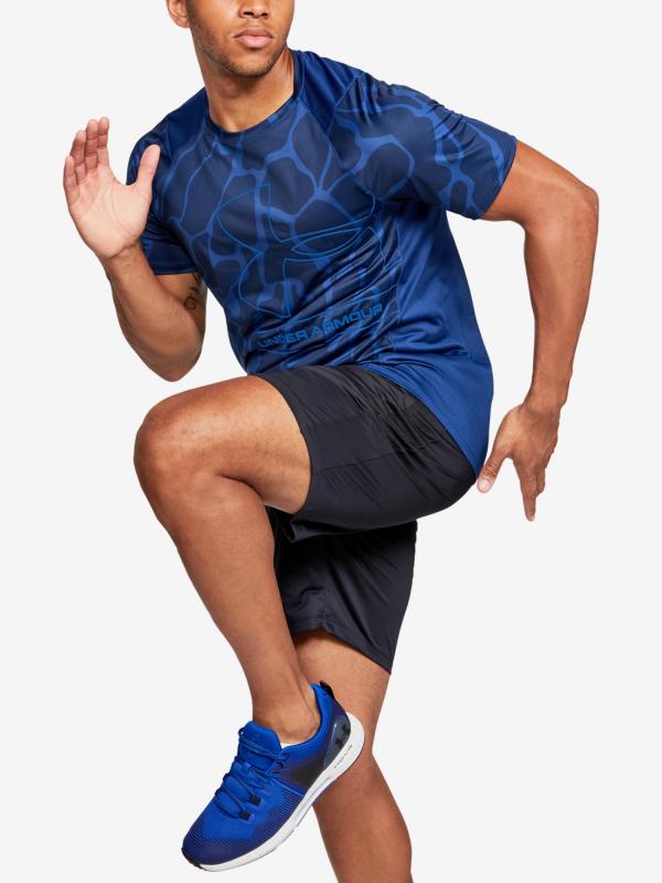 Tričko Under Armour Mk1 Tonal Print Ss Modrá