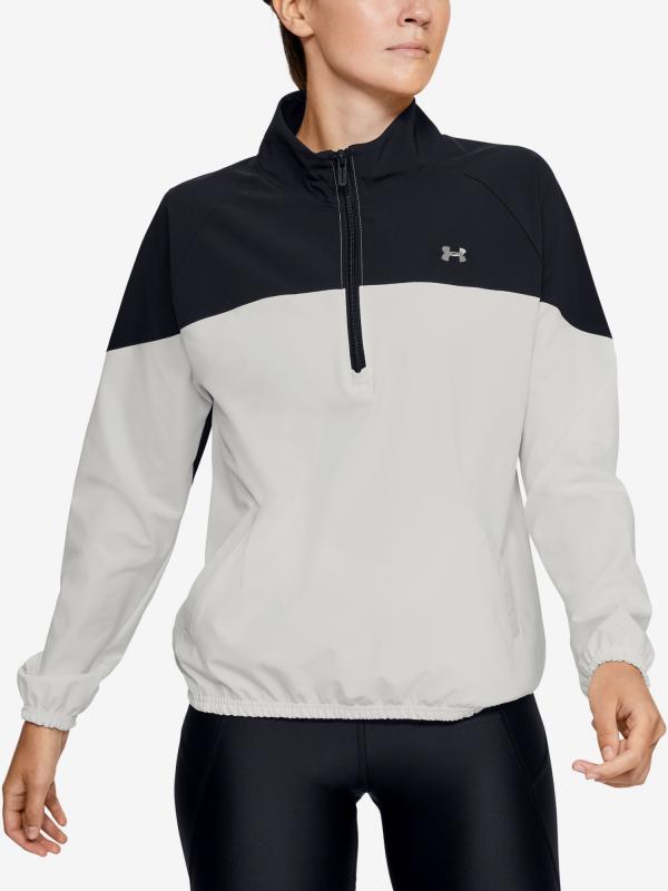 Mikina Under Armour Woven Anorak Bílá