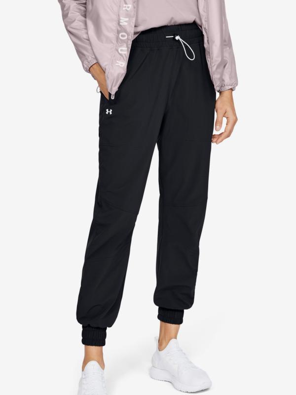 Kalhoty Under Armour Recover Woven Pants Černá