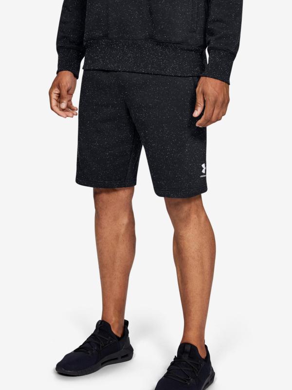 Kraťasy Under Armour Speckled Fleece Shorts Černá
