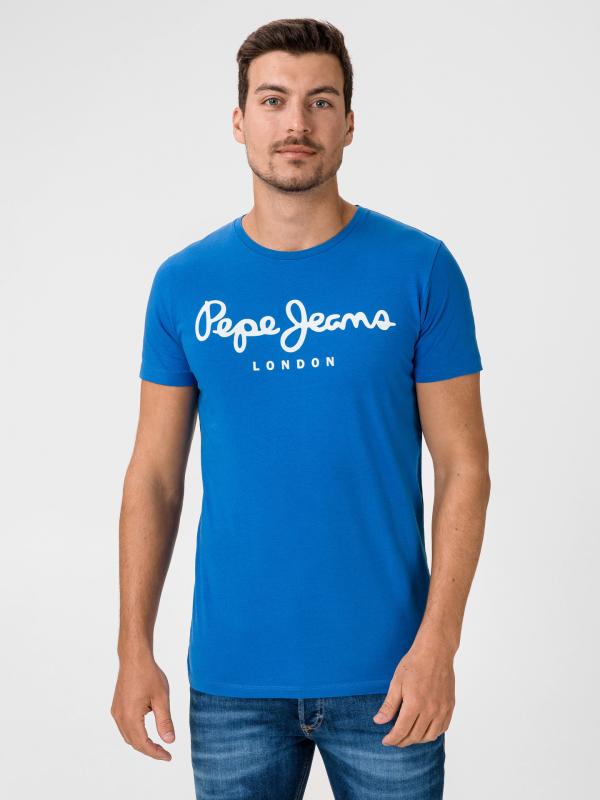 Triko Pepe Jeans Modrá