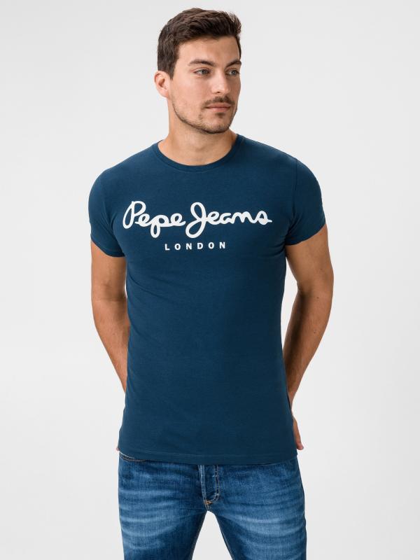 Triko Pepe Jeans Modrá