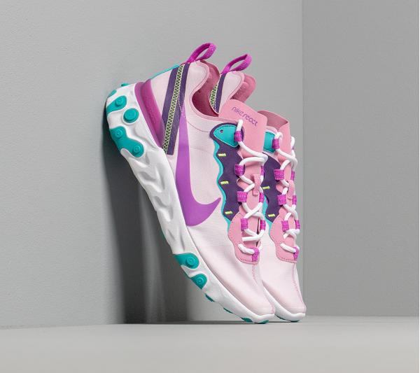 Nike W React Element 55 Magic Flamingo/ Vivid Purple-Eggplant